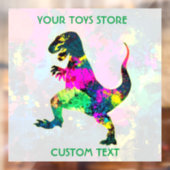 Spielwarenbesitzer oder Kinderspielplatz Fensteraufkleber (Blatt 2)