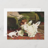 Spielzeit, 1886 postkarte (Vorne/Hinten)