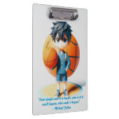Spielzeit - 3D Anime Basketball Clipboard Klemmbrett (Rechts)