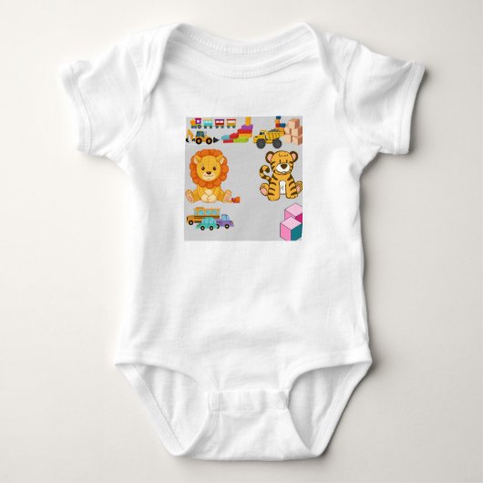 Spielzeit Baby Strampler (Vorderseite)