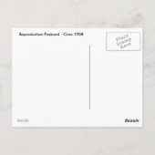 Spielzeit: Circa 1908 Postkarte (Rückseite)