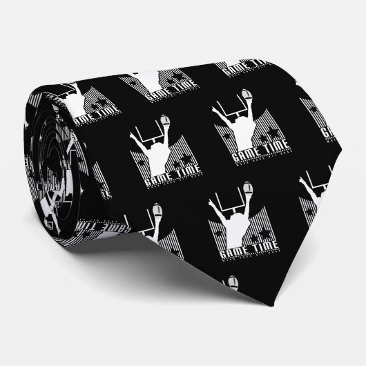 Spielzeit - Fußball Krawatte (Gerollt)