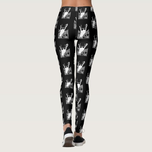 Spielzeit - Fußball Leggings (Rückseite)