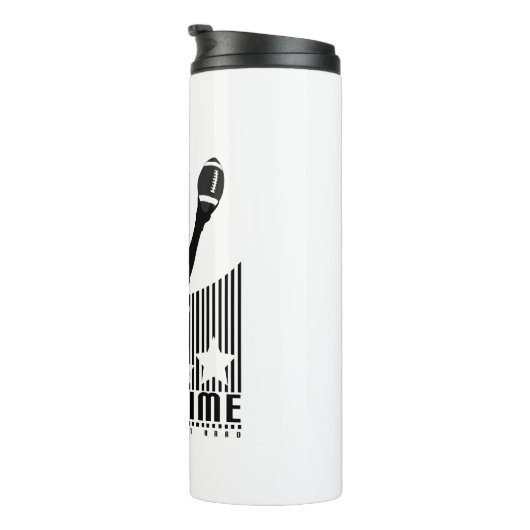 Spielzeit - Fußball Thermosbecher (Nach rechts gedreht)