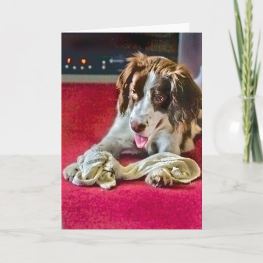 Spielzeit-Karte Feiertagskarte (Vorderseite)