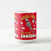 Spielzeit Lasst uns Fußball Halloween Funny spiele Kaffeetasse (Mittel)