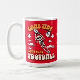 Spielzeit Lasst uns Fußball Halloween Funny spiele Kaffeetasse