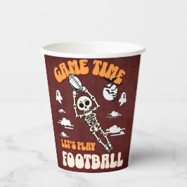 Spielzeit Lasst uns Fußball Halloween Funny spiele Pappbecher