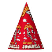 Spielzeit Lasst uns Fußball Halloween Funny spiele Partyhütchen (Links)