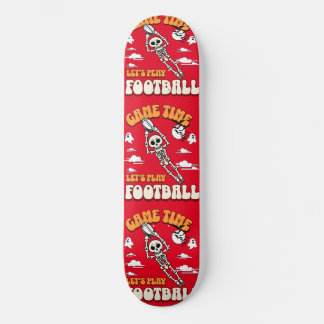 Spielzeit Lasst uns Fußball Halloween Funny spiele Skateboard