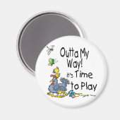 Spielzeit Magnet (Vorderseite/Rückseite)