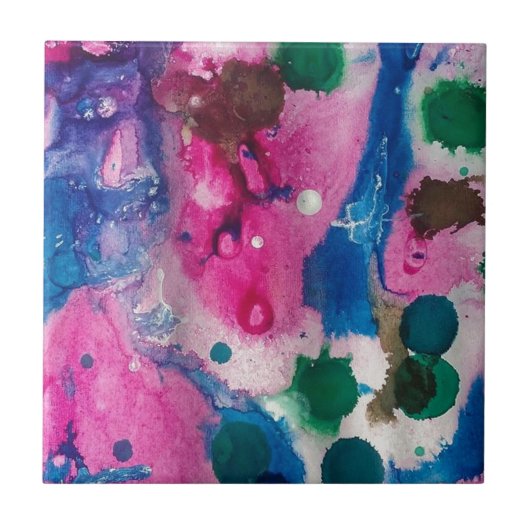 Spielzeit mit Tinte Fliese (Vorderseite)