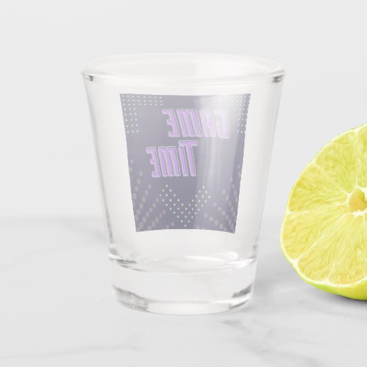 Spielzeit Schnapsglas (Rückseite)