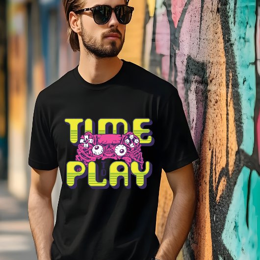 Spielzeit - Spaß und stilvoller T - Shirt für Game
