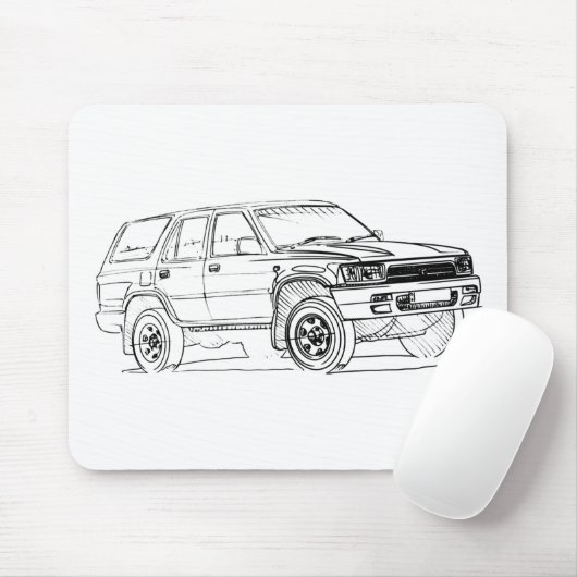 Spielzeug 4Runner gen2 1992+ Mousepad (Mit Mouse)