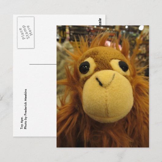 Spielzeug Ape Postkarte (Vorne/Hinten)