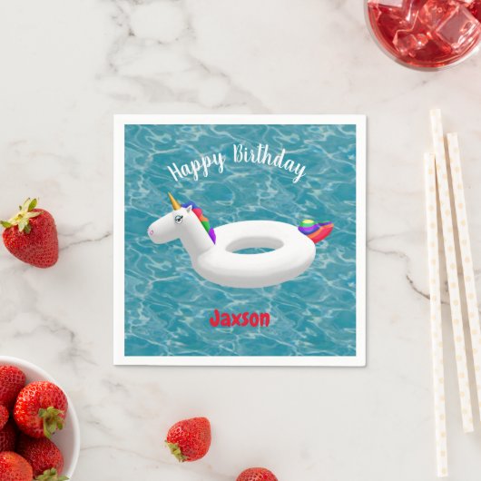 Spielzeug aus Einhorn Serviette (Beispiel)