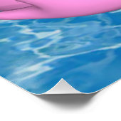 Spielzeug aus rosa Flamingo Poster (Ecke)