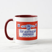 Spielzeug-Australier-Schäfer Tasse (Links)