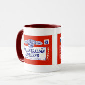 Spielzeug-Australier-Schäfer Tasse (Vorderseite Links)