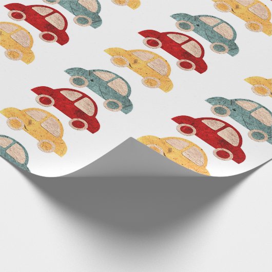 "Spielzeug-Auto-" Mattgeschenk-Verpackung Geschenkpapier (Ecke)