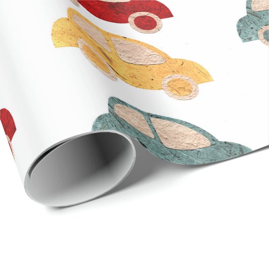 "Spielzeug-Auto-" Mattgeschenk-Verpackung Geschenkpapier (Rolleneckpunkt)