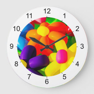 Spielzeug-Ballon-Blume Große Wanduhr