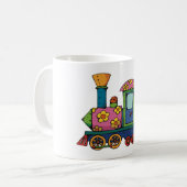 Spielzeug-Blumen-Zug Kaffeetasse (Vorderseite Links)