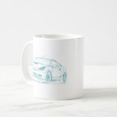Spielzeug Celica 2009 Kaffeetasse (Vorderseite Links)
