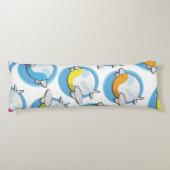 Spielzeug-Flugzeug Seitenschläferkissen (Rückseite)