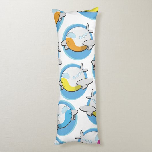 Spielzeug-Flugzeug Seitenschläferkissen (Rückseite (Vertikal))