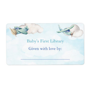 Spielzeug-Flugzeug Wolken Sky Travel Adventure Bab