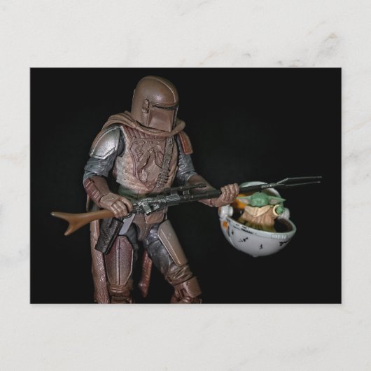 Spielzeug Fotografie Sci Fi Design Feiertagspostkarte (Vorderseite)