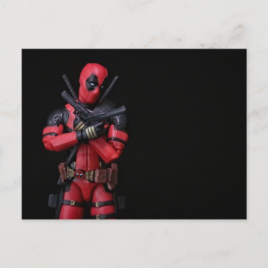 Spielzeug Fotografie Sci Fi Design Feiertagspostkarte (Vorderseite)