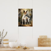 Spielzeug Fox Terrier Dog Art Print Poster (Küche)
