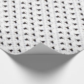 Spielzeug Fox Terrier Historiendesign Geschenkpapier (Ecke)