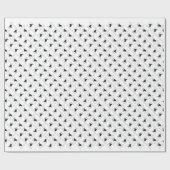 Spielzeug Fox Terrier Historiendesign Geschenkpapier (Flach)