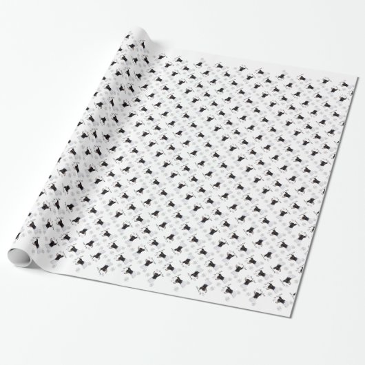 Spielzeug Fox Terrier Historiendesign Geschenkpapier (Ungerollt)