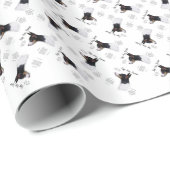 Spielzeug Fox Terrier Historiendesign Geschenkpapier (Rolleneckpunkt)