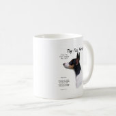 Spielzeug Fox Terrier Historiendesign Kaffeetasse (VorderseiteRechts)