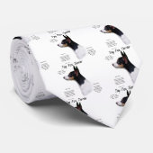 Spielzeug Fox Terrier Historiendesign Krawatte (Gerollt)