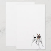 Spielzeug-Foxterrier-Briefpapier Briefpapier (Vorne/Hinten)