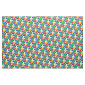 Spielzeug-Gebäude-Ziegel bunt Stoff (Yard (91,4 cm))