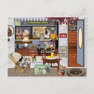 Spielzeug-Geschäft Postkarte