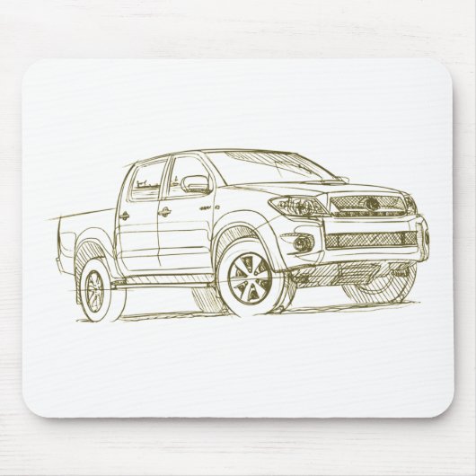 Spielzeug Hilux 2009 Mousepad (Vorne)