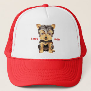 Spielzeug-Hundegeschenk-Baseball-Mütze Yorkshires Truckerkappe