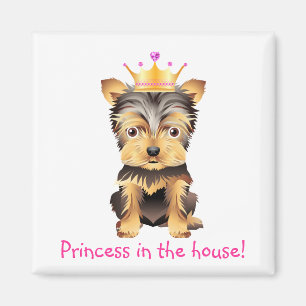 Spielzeug-Hundeprinzessin Gift Magnet Yorkshires