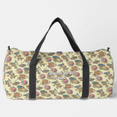 Spielzeug-Icons Hintergrund Duffle Bag (Vorderseite)