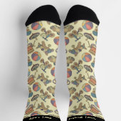 Spielzeug Icons Mustersocken Socken (Oben)