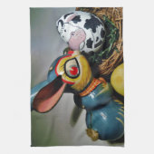 Spielzeug-Kaninchen und Kuhei Handtuch (Vertikal)